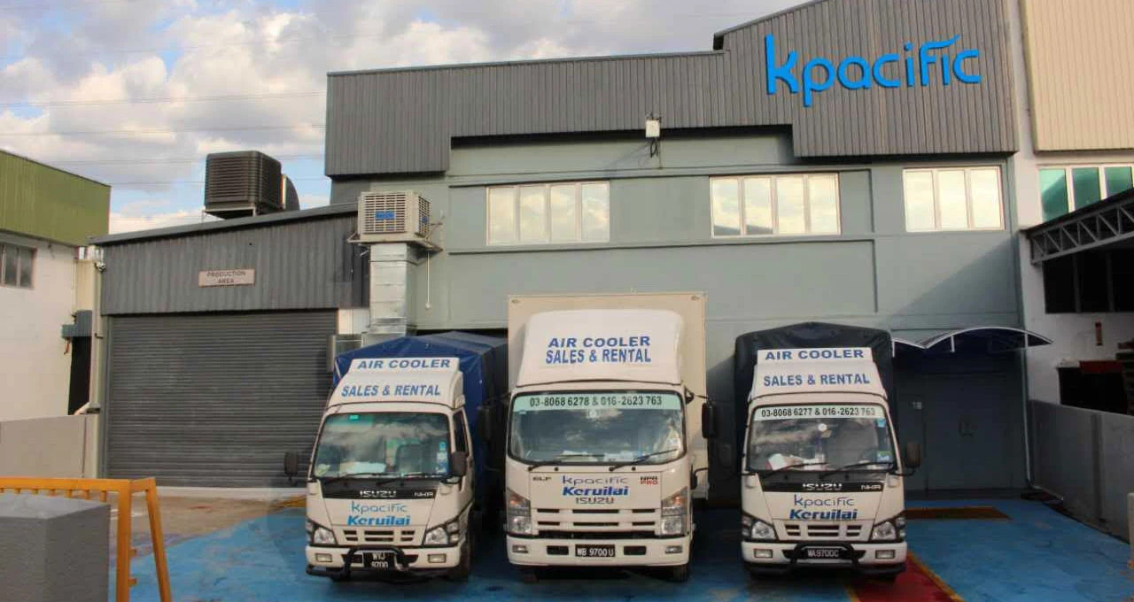 Kpacific premises and service vehicles in Puchong
